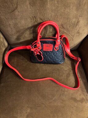 Loungefly Disney Mickey & Minnie Mini Crossbody Bag